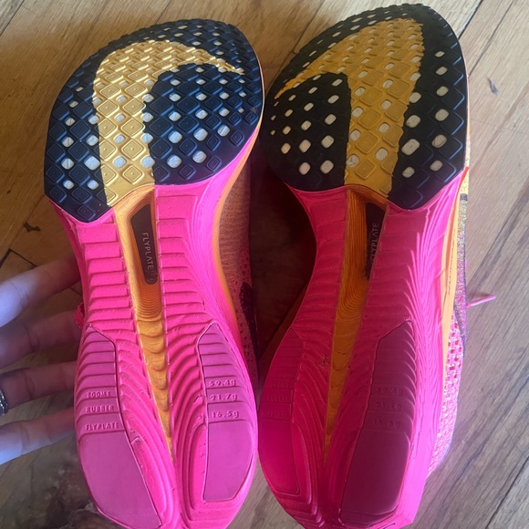 Nike Zoomx Vaporfly Next% 3 Women's Laser Orange Hyper Pink Carbon Running Shoes - Picture 11 of 11